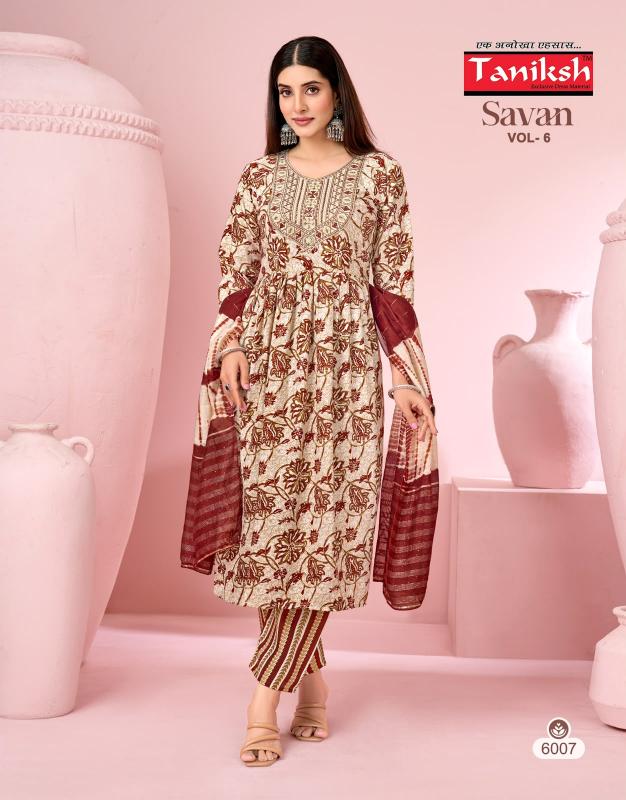 Taniksh savan vol 6 wholesale kurti near me